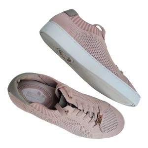 Michael Kors Skyler Knit Lace Up Sneakers Soft Pink 7.5